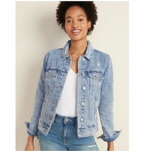 Old Navy Distressed Denim Jacket
